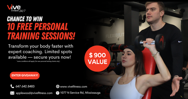 Click here for chance to win free personal training sessions