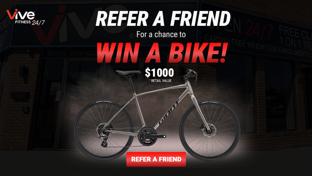 Refer a friend for a chance to win a bike!